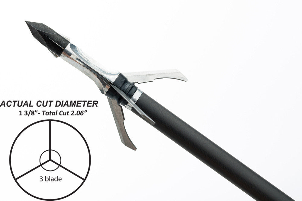 Grim Reaper Razortip Mechanical Broadheads - 75 gr (1 1/8'') - #1901