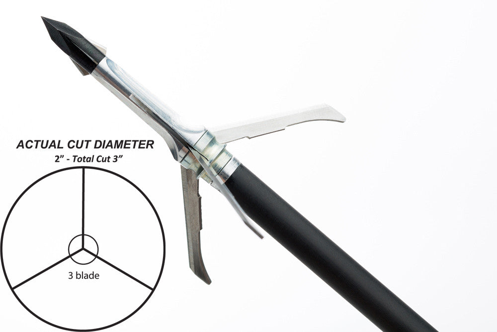 Grim Reaper Razortip Mechanical Broadheads - 75 gr (1 1/8'') - #1901