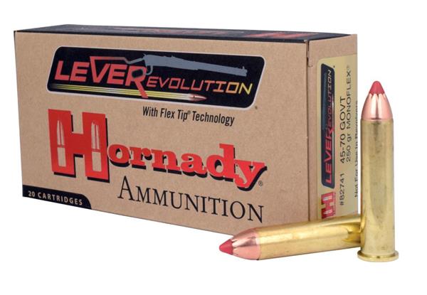 Hornady 45-70 GOVT 250GR MONOFLEX LEVEREVOLUTION AMMO