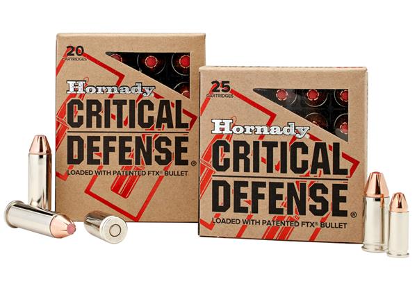 Hornady 22 WMR 45GR FTX CRITICAL DEFENSE AMMO
