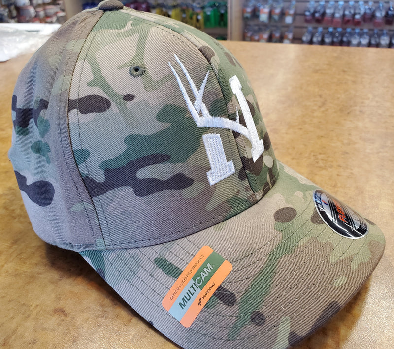 High Falls Outfitters MiltiCam Fitted Caps L/XL