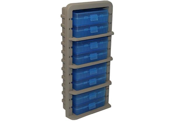 AMMO RACK with 9 P50-9M-24AMMOBOXES CLRBLU/Dark Earth