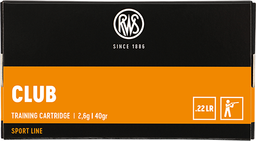 RWS Club .22 LR 40gr LRN – 50 Rounds