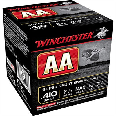 Winchester AASC417 AA Shotshell 410 GA 2-1/2 1/2oz 25Rnd Super Sport 1300FPS