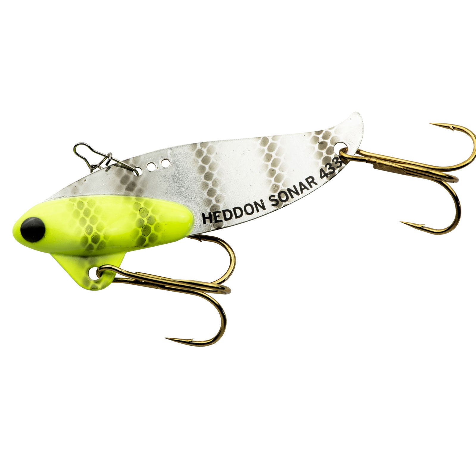 Heddon  Sonar Chartreuse Black Stripe 2-3-8  1-2oz Lure