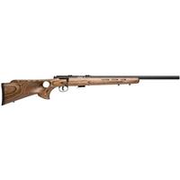 Savage 17 Series Model 93R17-BTV Bolt Action Rimfire Rifle .17 HMR 21" Barrel 5 Rounds Brown Laminated Vented Thumbhole Stock Blued Barrel 96250
