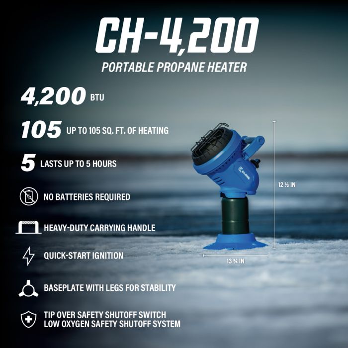 Clam CH-4200 Heater - Canada/MA Version