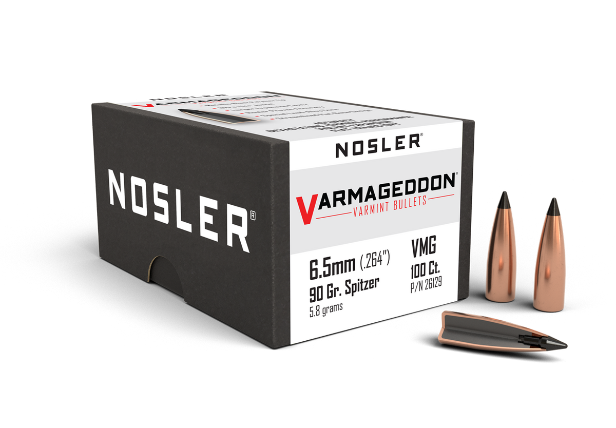 Nosler 6.5mm 90gr FB Tipped Varmageddon (100ct) product image