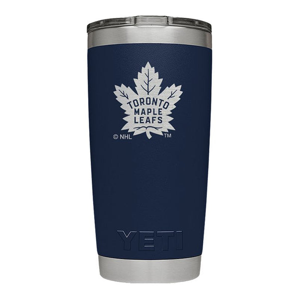 YETI Rambler Maple Leafs 20 Oz Tumbler, Sliding Lid, Insulated Stainless Steel