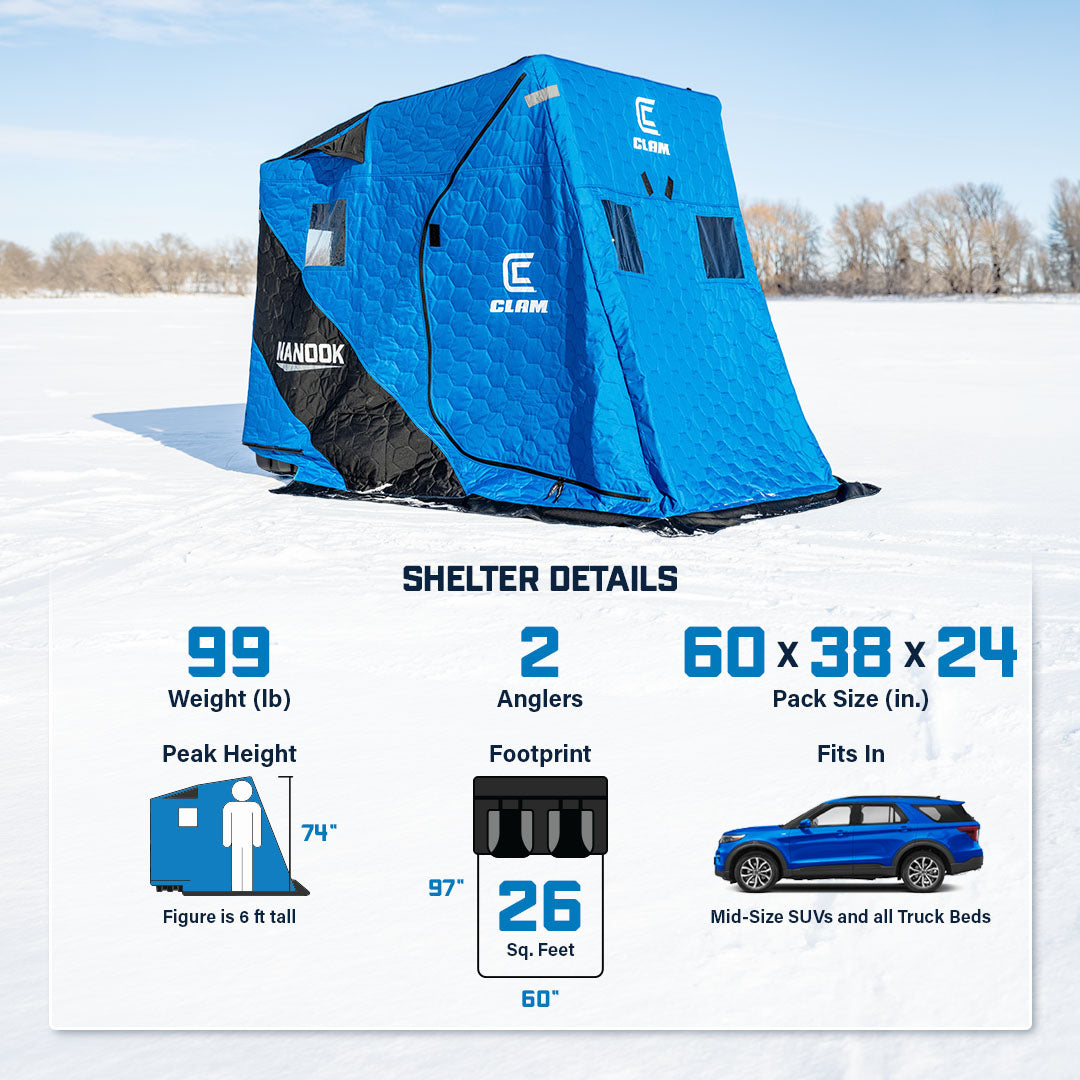 Clam Nanook 2 Angler Shelter