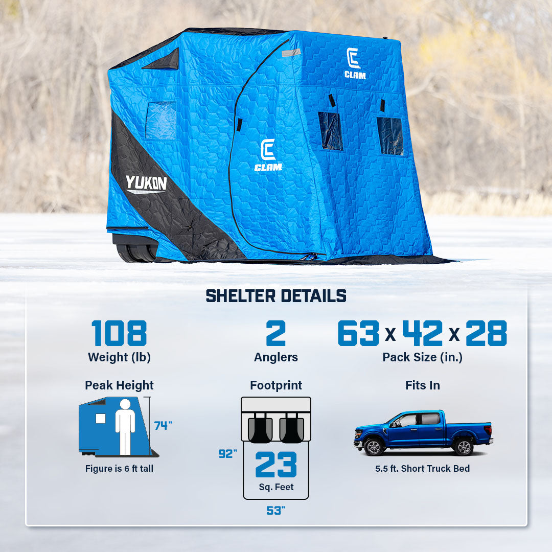 Clam Yukon 2 Angler Shelter