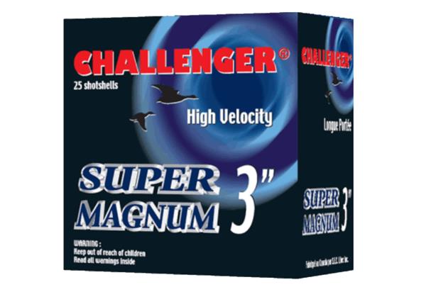 Challenger Shotshells 12 GA Super Magnum "3 1-7/8oz, 3" #6