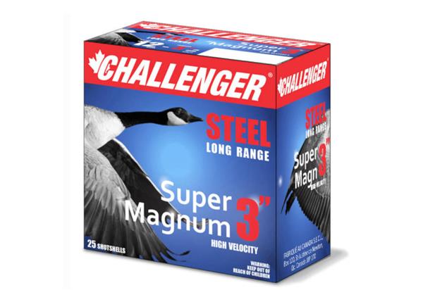 CHALLENGER Ammunition 12 Gauge STEEL SUPER MAGNUM 3" 1-1/4 OZ 3" #1
