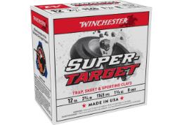 WINCHESTER AMMO 12GA 2-3/4" #8 SUPTGT LIGHT TARGET 1-1/8OZ