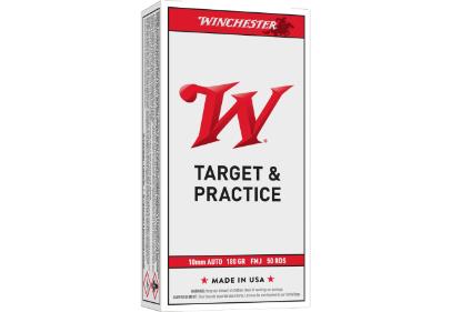 WINCHESTER AMMO 10MM AUTO USA TARGET FMJ 180 GR