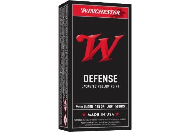 WINCHESTER AMMO 9MM USA PERSONAL PROTECTION JHP 115 GR