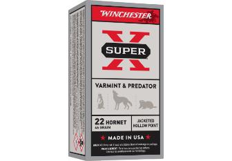 WINCHESTER Ammunition 22 HORNET SUPER-X VARMINT JHP 46 gr