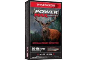 WINCHESTER Ammunition 30-06 SPRG POWER MAX BONDED 150 gr
