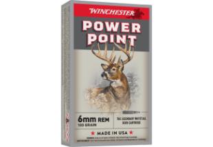 WINCHESTER Ammunition 6MM REM POWER-POINT 100 gr