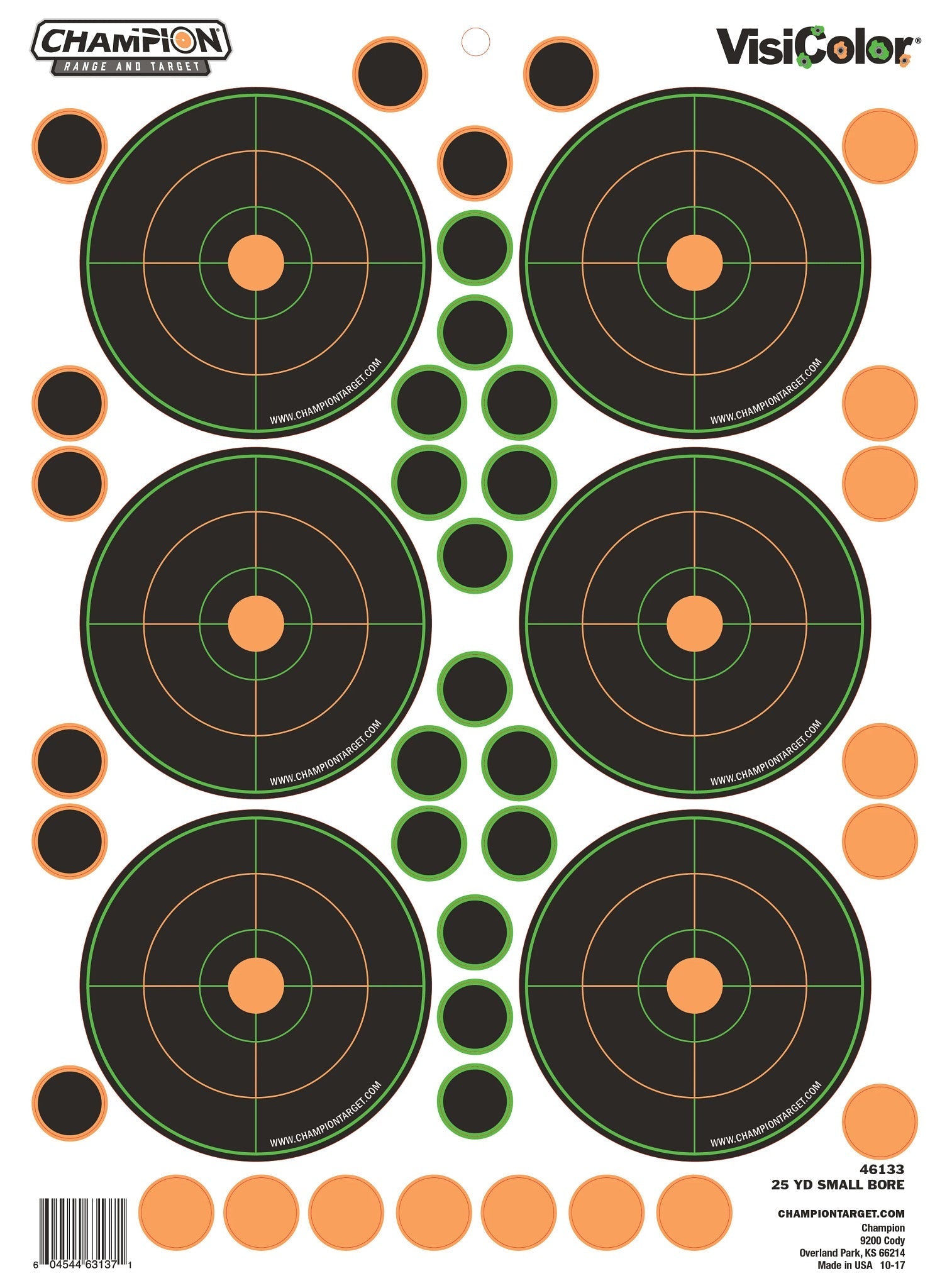 Primos Adhesive VisiColor® Targets - 25 Yd Sm Bore