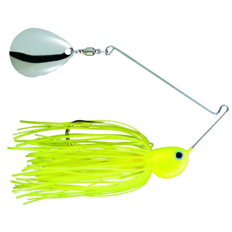 Strike King PB38C-1 Potbelly Spinnerbait, 3/8 oz, Chartreuse,1pk