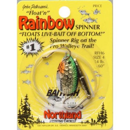 Northland  Baitfish Float-N Spin -4 1-Cd Gold Perch