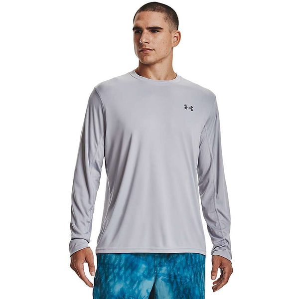 Under Armour Men's Drift Tide Knit Long Sleeve Shirt, Mod Gray