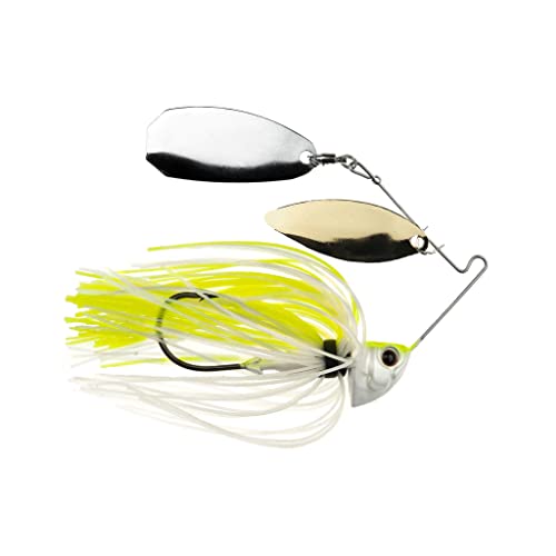 Speed Freak Compact Spinnerbait Chartreuse White 3/4 oz