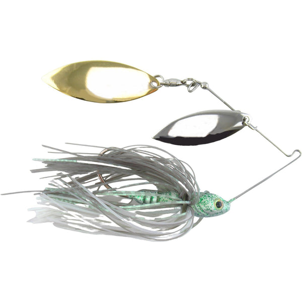Tour Grade Compact Spinnerbait 1/2 oz (Willow/Willow) - Blue Glimmer