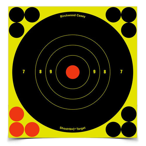 Birchwood Casey Shoot-N-C 6" Bullseye Target – 60 Pack
