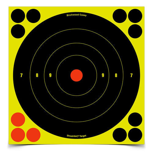 Birchwood Casey Shoot-N-C 8" Bullseye Target – 30 Pack