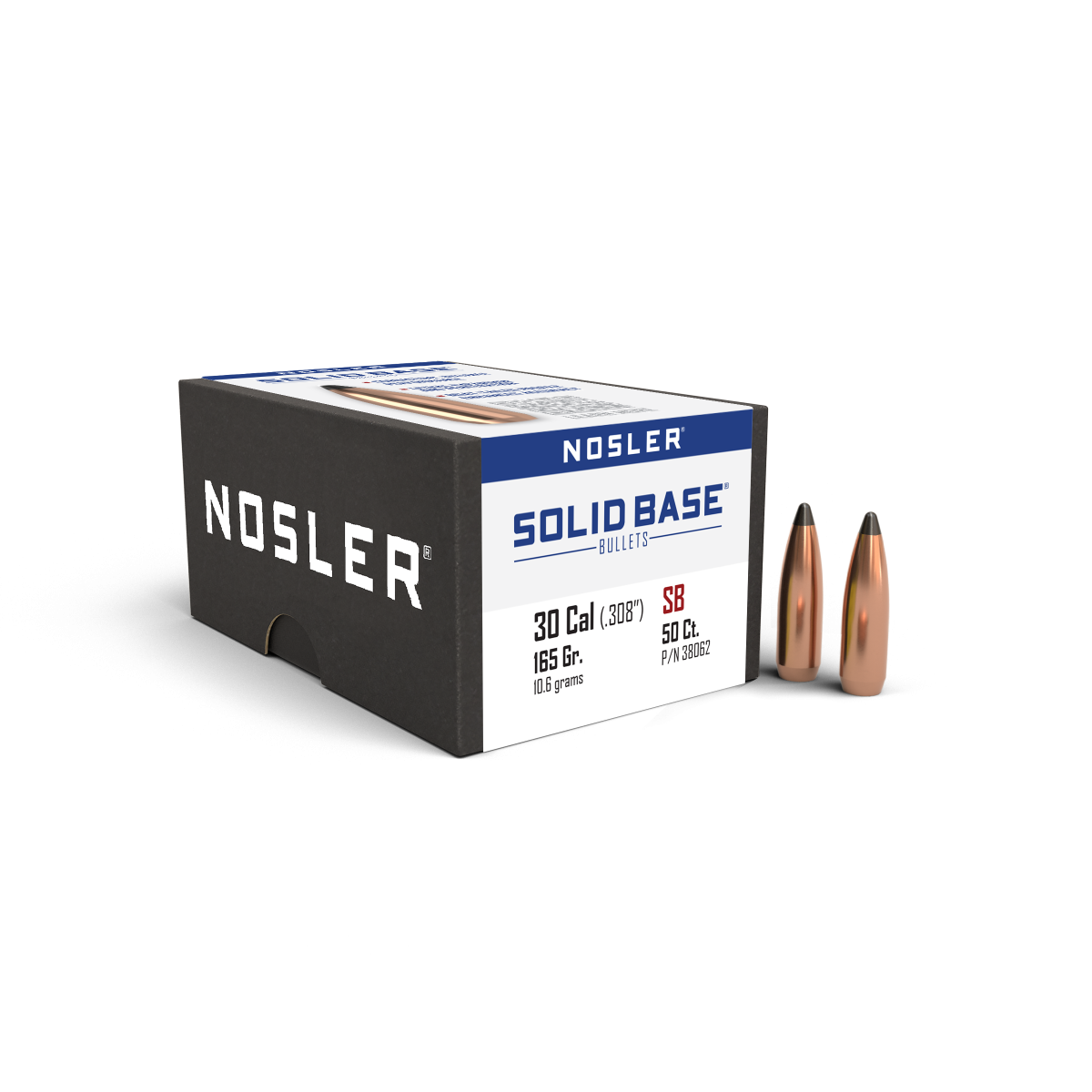 Nosler 30 Caliber 165gr Spitzer Solid Base product image