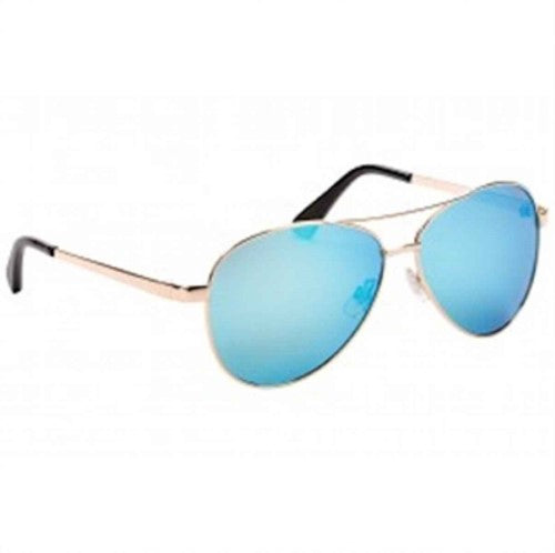 Strike King SK Plus Fishing Sunglasses Gold/Black/Blue Revo - Fishing Sunglasses