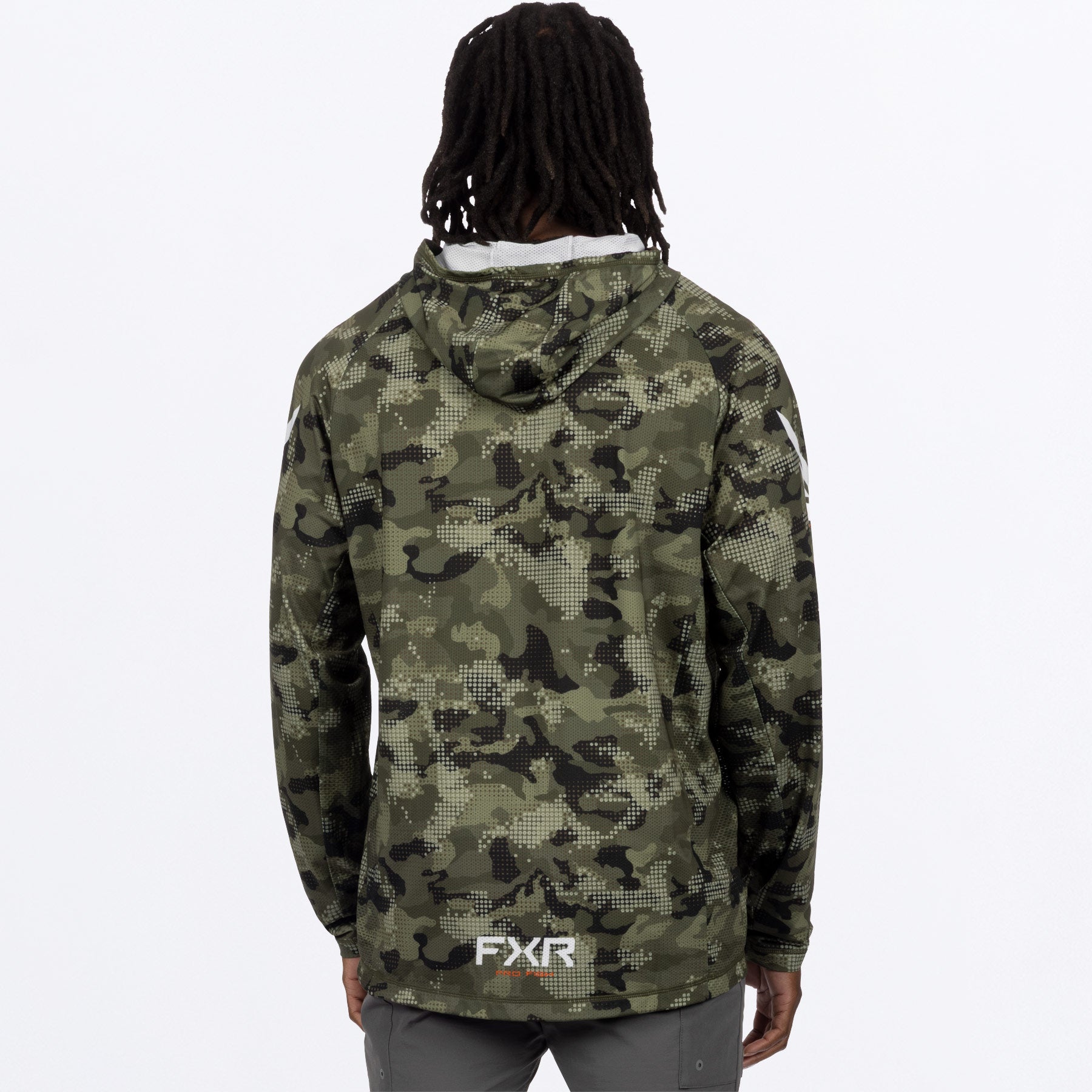 FXR Men's Derby Drift Camo Air UPF Pullover Hoodie