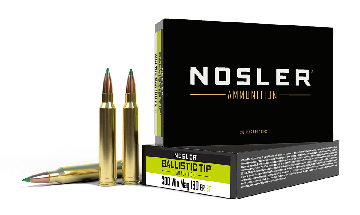 Nosler 300 Win Mag 180gr Ballistic Tip Ammunition product image