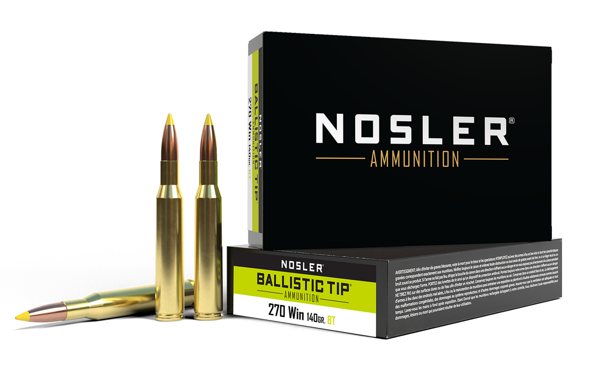 Nosler 270 Win 140gr Ballistic Tip Ammunition product image