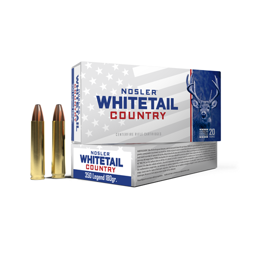Nosler Whitetail Country 350 Legend 180gr Ammunition product image