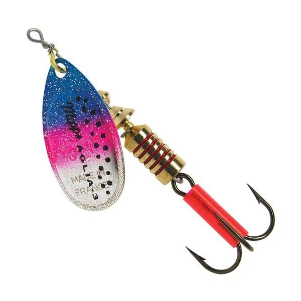 Mepps B3-RB Aglia In-Line Spinner -3 1-4oz Plain Rainbow