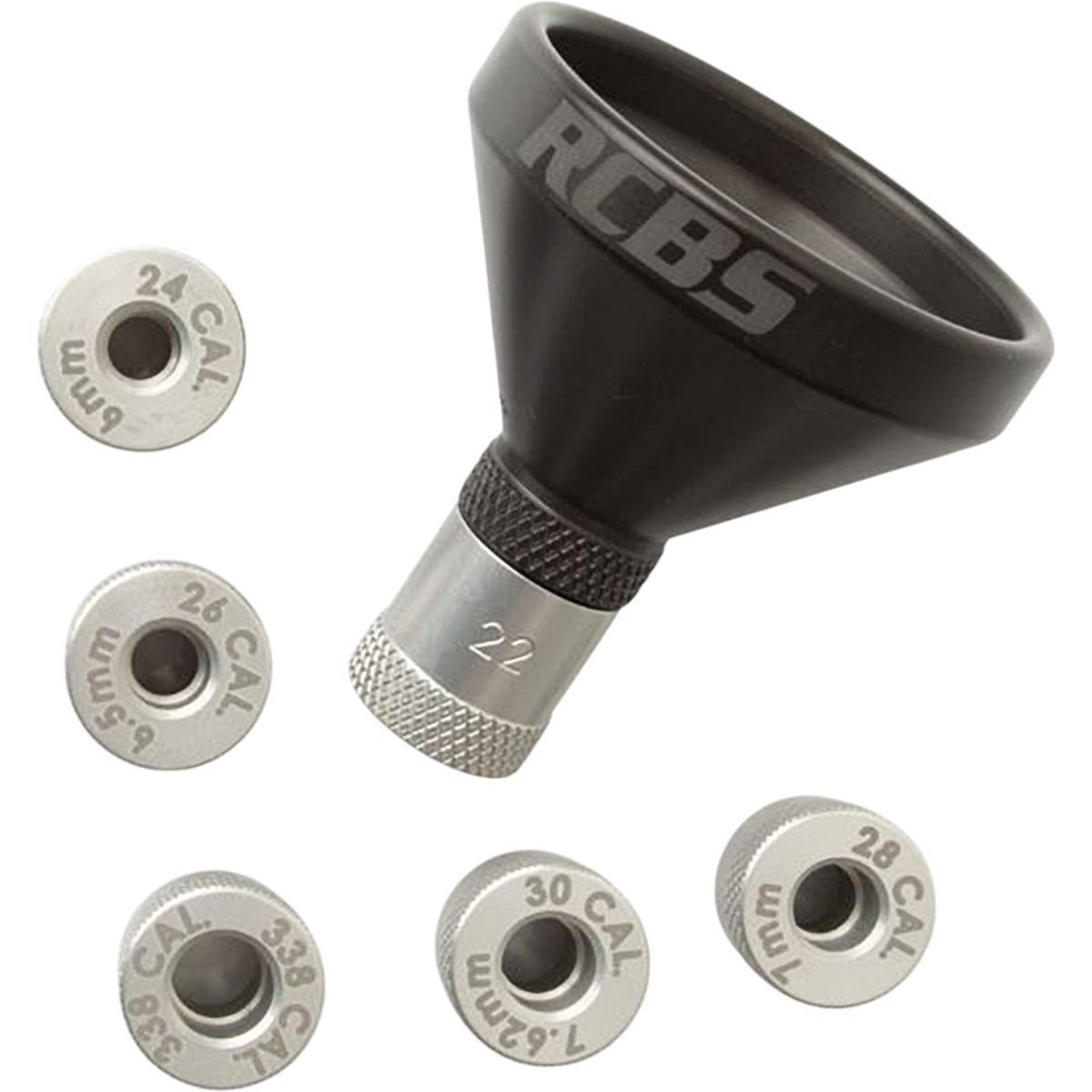 RCBS MatchMaster Aluminum Powder Funnel Kit product image