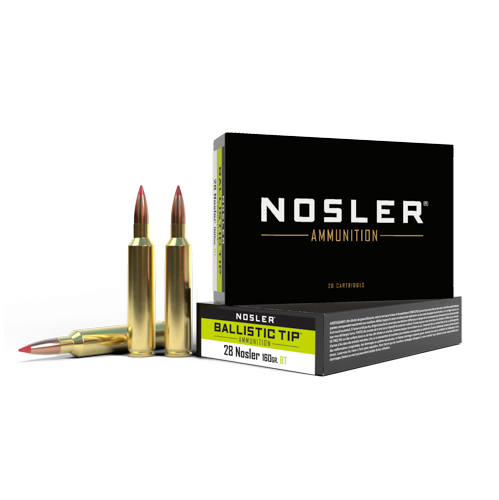 Nosler 28 160gr Ballistic Tip Ammunition product image