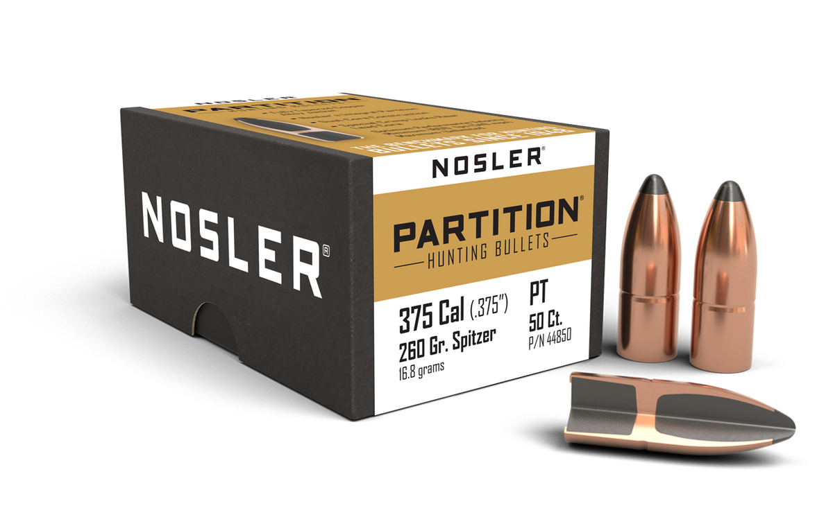 Nosler 375 Caliber 260gr Spitzer Partition product image