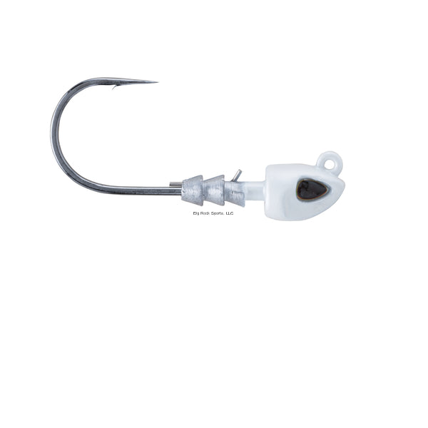 Berkley 3/8-4/0-PW Fusion19 Swimbait Jighead, 3 PK, sz 3/8oz , Pearl White