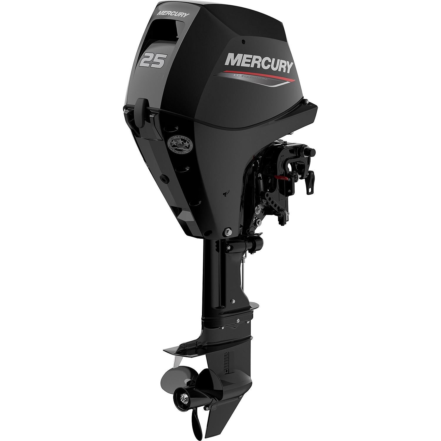 Mercury 25hp EFI FourStroke Outboard Motor - 15" Shaft, Power Tilt/Trim, Electric Start