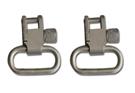 GrovTec 1" Locking Swivel Set - Satin Nickel - GTSW03