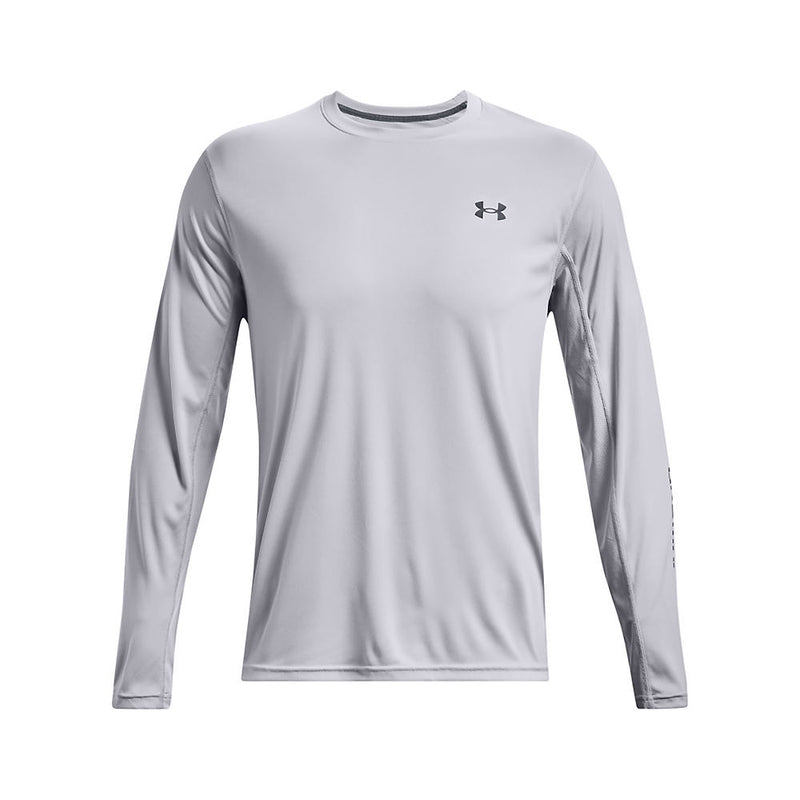 Under Armour Mens Drift Tide LS Knit Mod Grey, Polyester