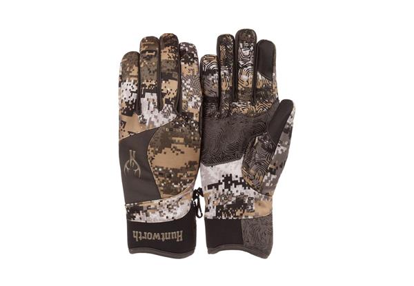 Huntworth Men's Mid Weight Plush Fleece Lined Hunting Glove Large