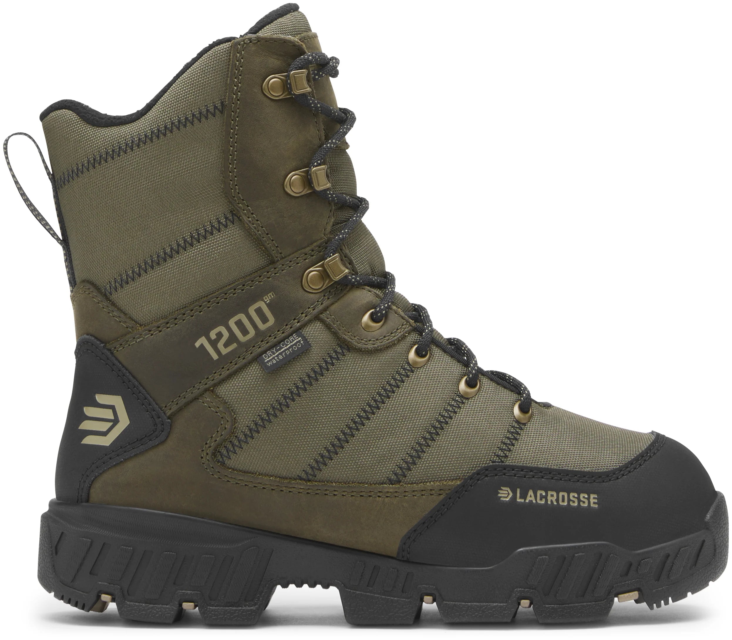 LaCrosse Women's Cold Snap II 8" Olive Night 1200G