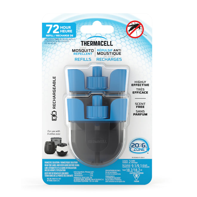 Thermacell Rechargeable Mosquito Repellent Refills 72 Hours