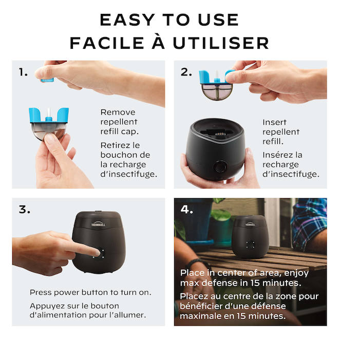 Thermacell Rechargeable Mosquito Repellent Refills 72 Hours