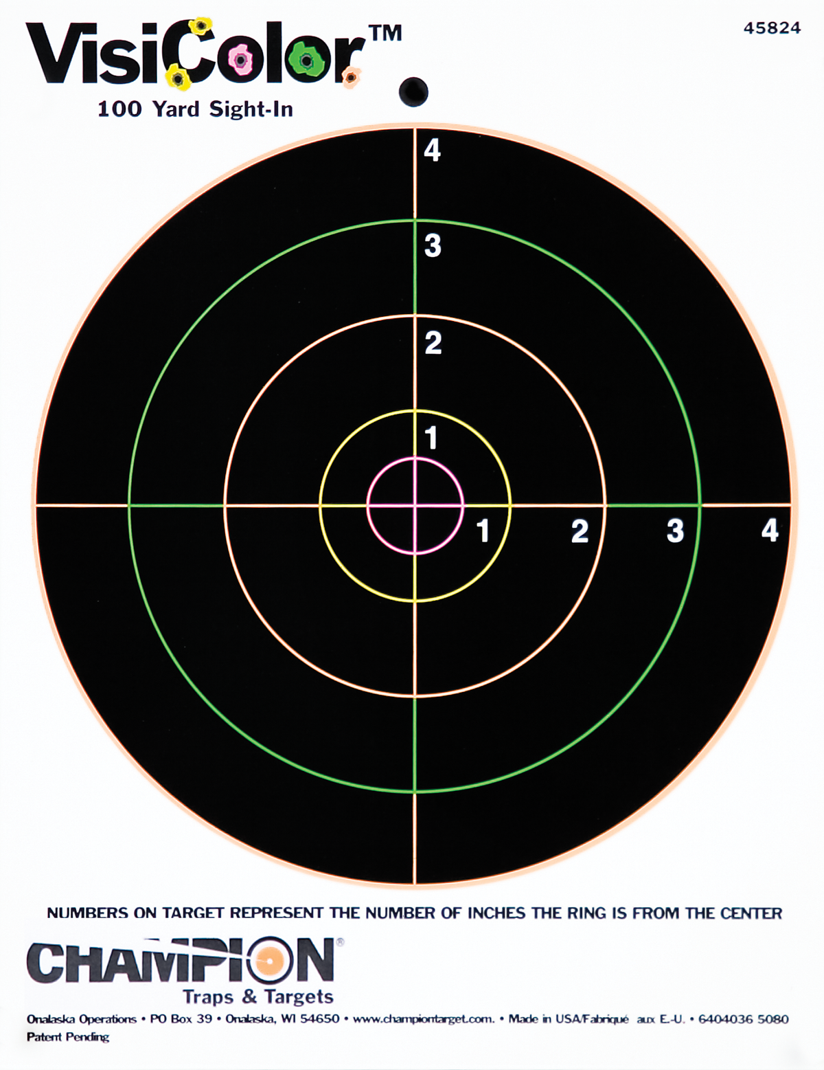 Primos Visicolor Targets - 8 Inch Bull